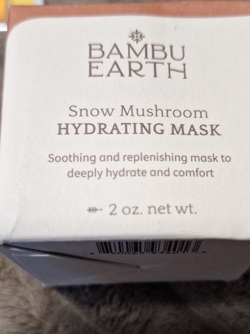 Snow Mushroom Hydrating Mask — White